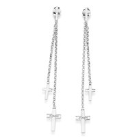 Orecchini Amen Donna Prega, Ama in Argento Zirconia ORLCCB - ORLCCB